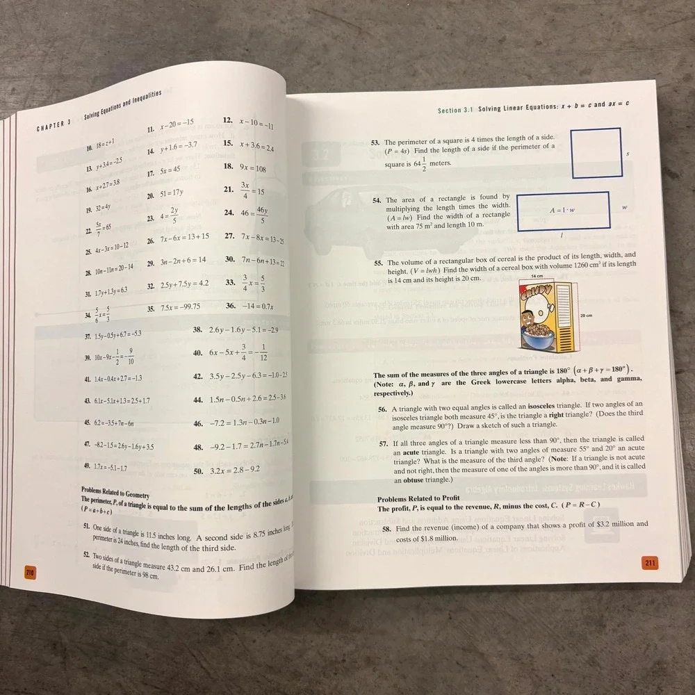 Glencoe Mathematics Algebra 1 Student Edition Hardcover Math Textbook English